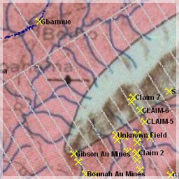 Soil Grid over Gold Hill on 400 meter intervals &ndash; Belefuani Toto Range